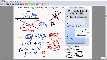 Preview Video lesson 5 2 Pythagorean Theorem