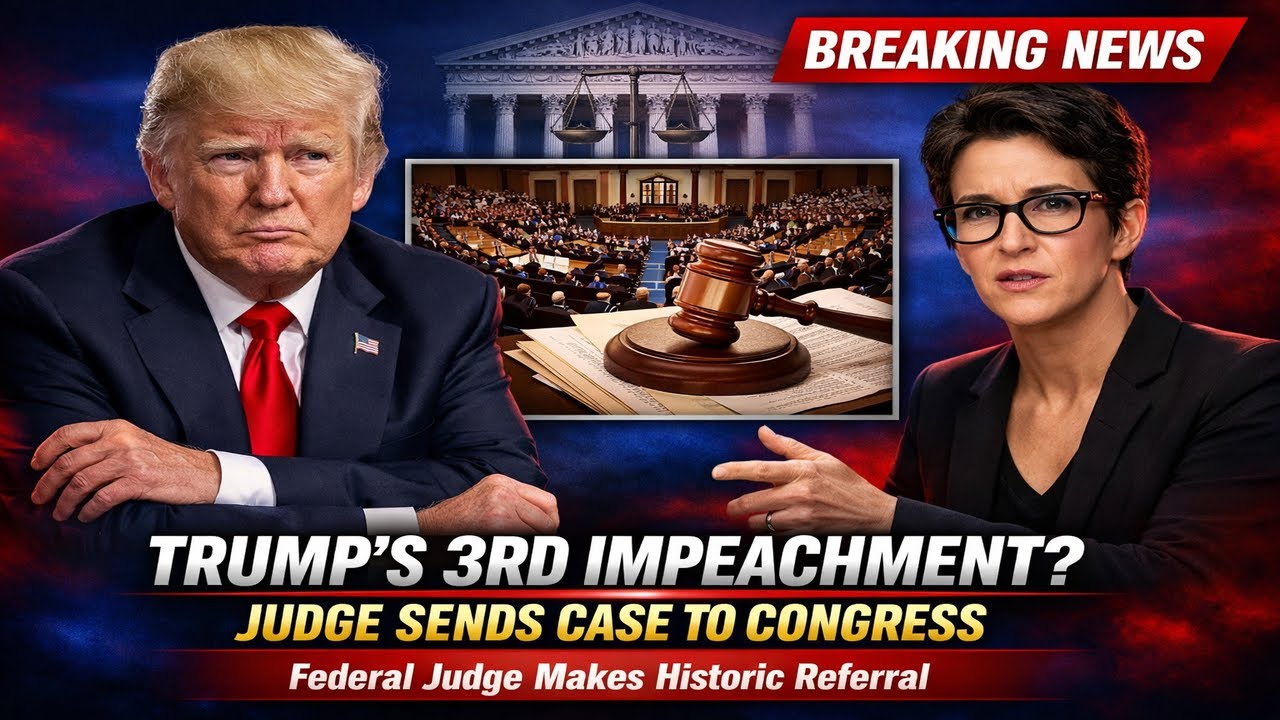 Judge Refers Alleged Criminal Conduct to Congress, Putting Trump at Risk of Third Impeachment