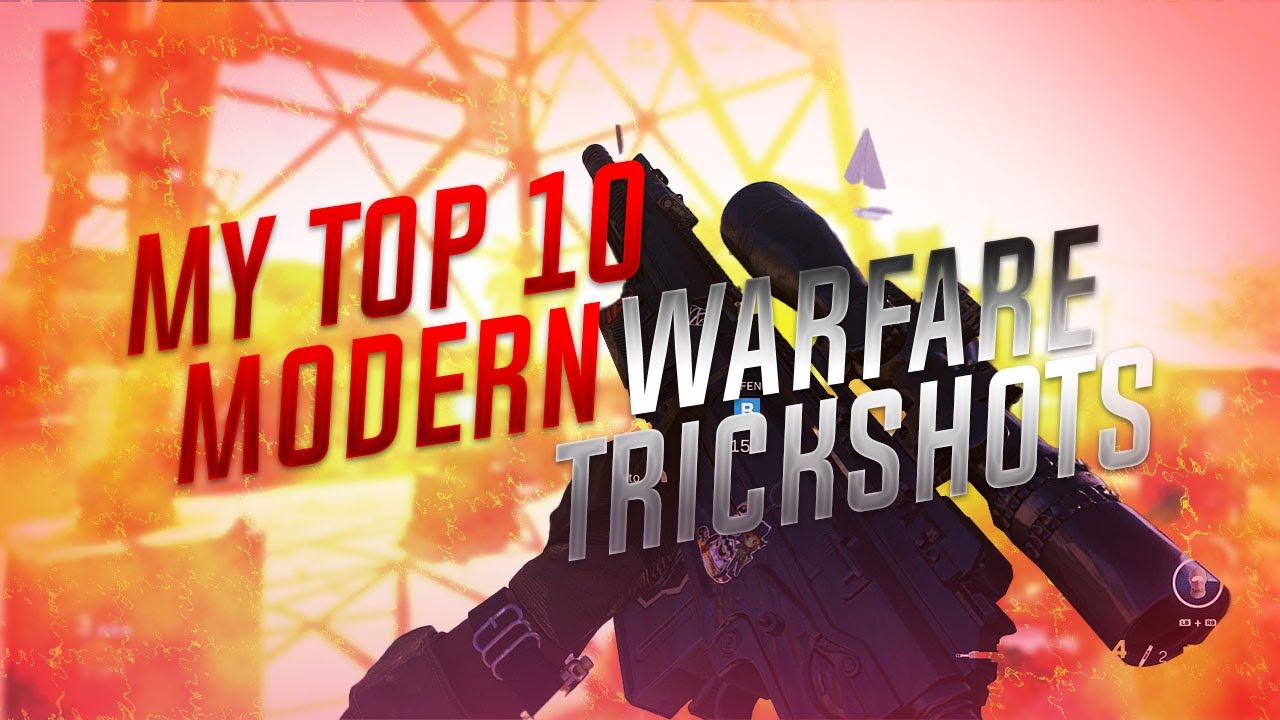 My Top 10 Modern Warfare Trick shots video!