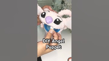 Angel puppet socks #diy #shorts #stitch  #angel