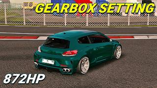 CAR PARKING MULTIPLAYER - VOLKSWAGEN SCIROCCO 872HP DRAG RACE GAMEPLAY screenshot 4