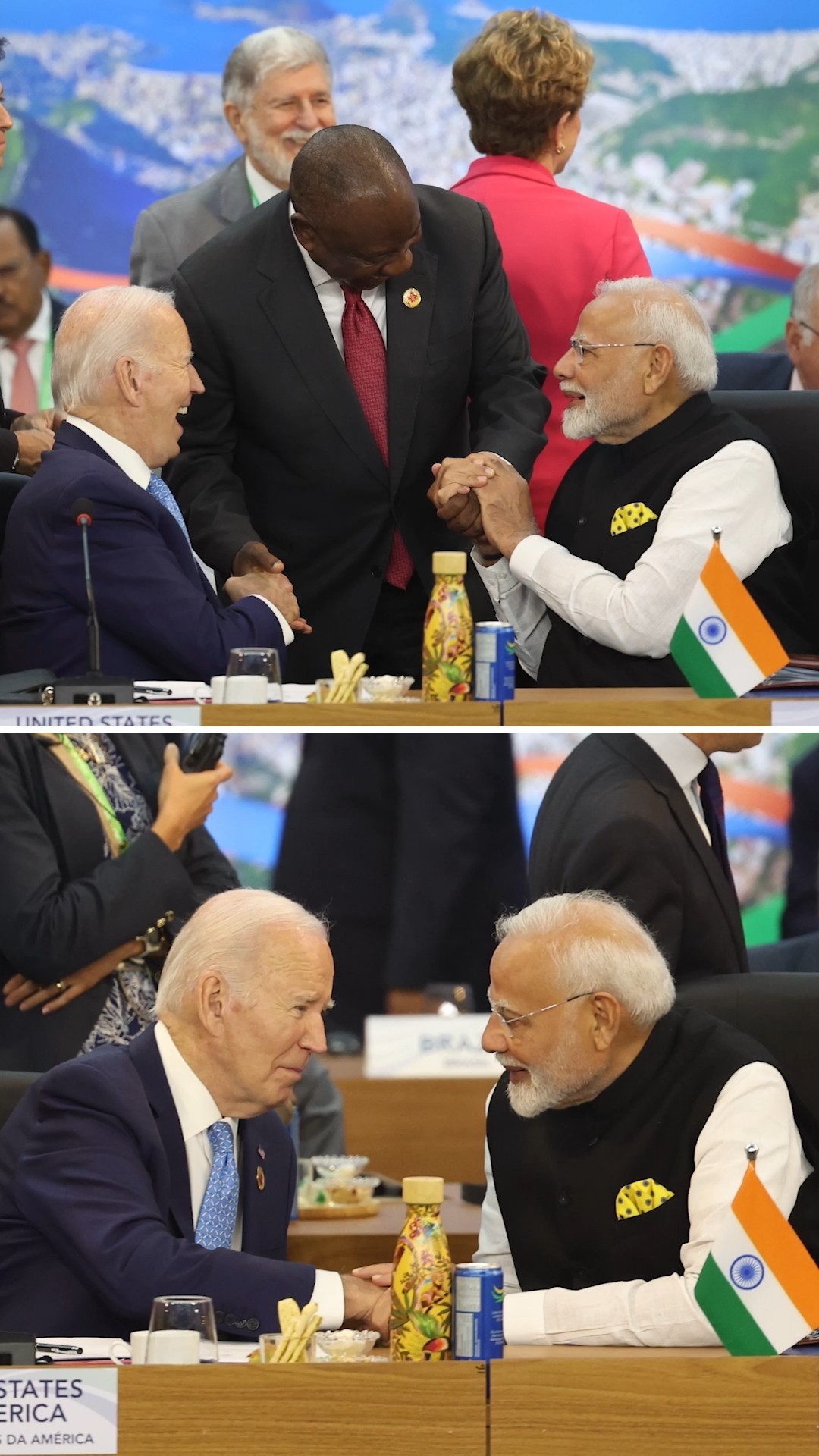 PM Modi meets US President Joe Biden in Rio De Janeiro| #shorts