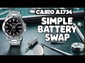 "DIY Casio A1734 Battery Change | Save Time &amp; Money!"