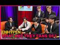 ENHYPEN Shares What They're Fans Of | F1, Post Malone, Brad Pitt