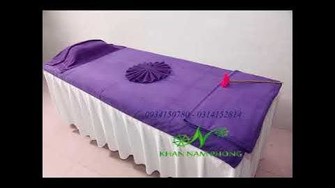 10+ Khăn Trải Giường Spa HOT được quan tâm năm 2023 | 0707 164 369