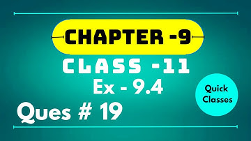 11 class Math Chapter 9 || fundamentals of trigonometry || Exercise 9.4 Question no 19 #ilmkiduniya