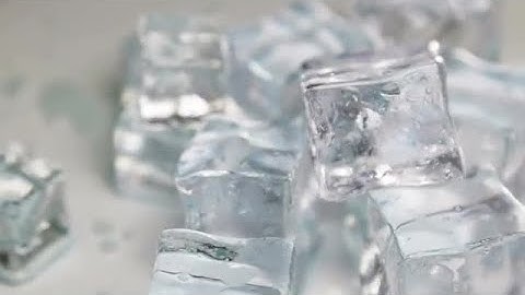 Ice Cubes Rotating Stock Video