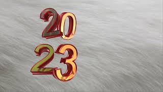 2023 цифра год число фон для текста надпись анимация футаж.Figure 2023.chromakey.ГОД КРОЛИКА
