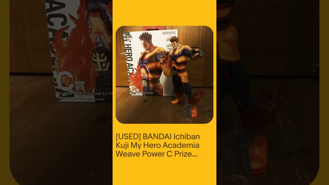 [USED] BANDAI Ichiban Kuji My Hero Academia Weave Power C Prize Endeavor Figure