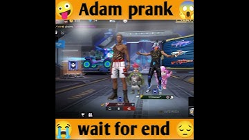 Adam prank video 🥵 call me noob prank video 😱 wait for end 🤪 #gyan #raistar #ajjjubhai #adam #viral