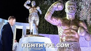CANELO ALVAREZ IMMORTALIZED WITH STATUE IN HOMETOWN: IT'S A GREAT HONOR