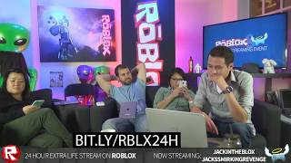 ROBLOX 24-Hour Extra Life Stream: Admins Dun Goof'd Edition