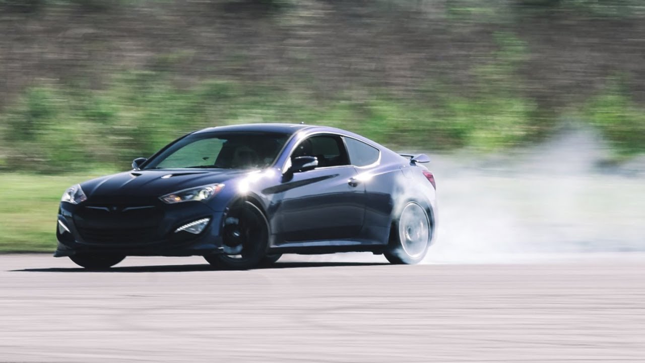 Can You Drift a 'Stockish' Hyundai Genesis Coupe ? | OSW Track Day