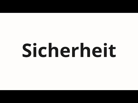 How to pronounce