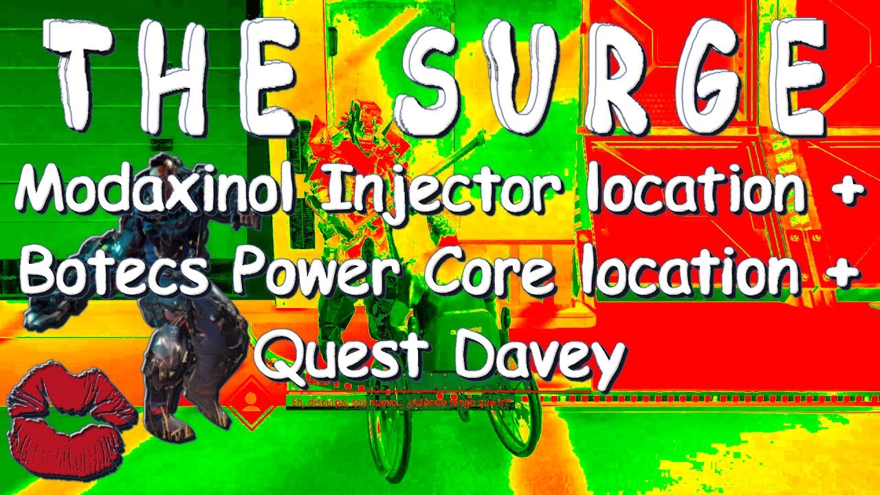 The Surge Modaxinol Injector Location Botecs Power Core Location Quest Davey Youtube