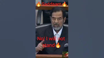 Saddaam Hussain Shorts Attitudestatus Reels Saddam 