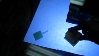 First Working (Kind Of) Interaction with Interactive Tabletop