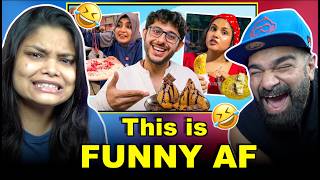 Weirdest Indian Street Food Carryminati Reaction