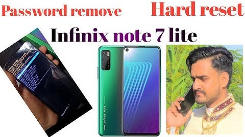 Infinix note 7 lite hard reset without PC | infinix x656 pin remove without PC