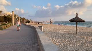 Playa de Palma aktuell | Mallorca vom 3.10.2021 | Spaziergang an der Promenade bis zum Ballermann 6