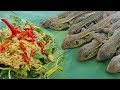 Super Quick Survival Butterfly Lizard Trap - Catch n Cook Lizard  - Traditional Cambodia  Food