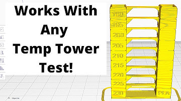 How to Create a Temp Tower Test in Cura