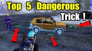 PUBG Mobile Top 5 New Drone Dangerous Tricks ! Pubg Mobile New Secret Trick in Hindi !