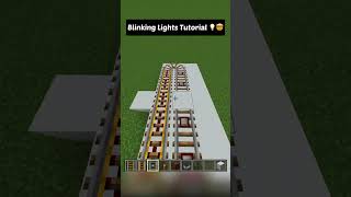 Minecraft Easy Tutorial For Blinking Lights 😇❤️. #minecraft #minecraftshorts #shorts