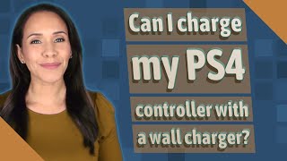 Can I charge my PS4 controller with a wall charger