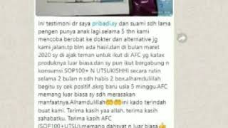 TESTIMONI SOP100 - BISA HAMIL