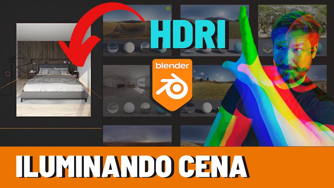 COMO USAR HDRI NO BLENDER? Ilumine suas cenas no Blender apenas com HDRI