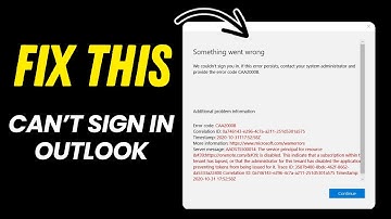 Fix Outlook Error Code CAA2000B - Can