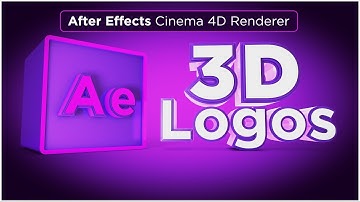 After Effects CC 2017 Tutorial - Create a 3D extruded logo with the Cinema 4D Renderer