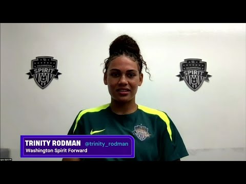 Trinity Rodman talks coming back from injury + game-winner in her return | Vibe Check