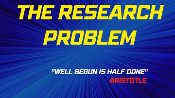 THE RESEARCH PROBLEM |Tutorial | Amharic and English | PART-2