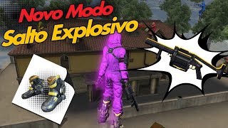 BOOYAH NO SALTO EXPLOSIVO! NOVO MODO NO FREE FIRE.