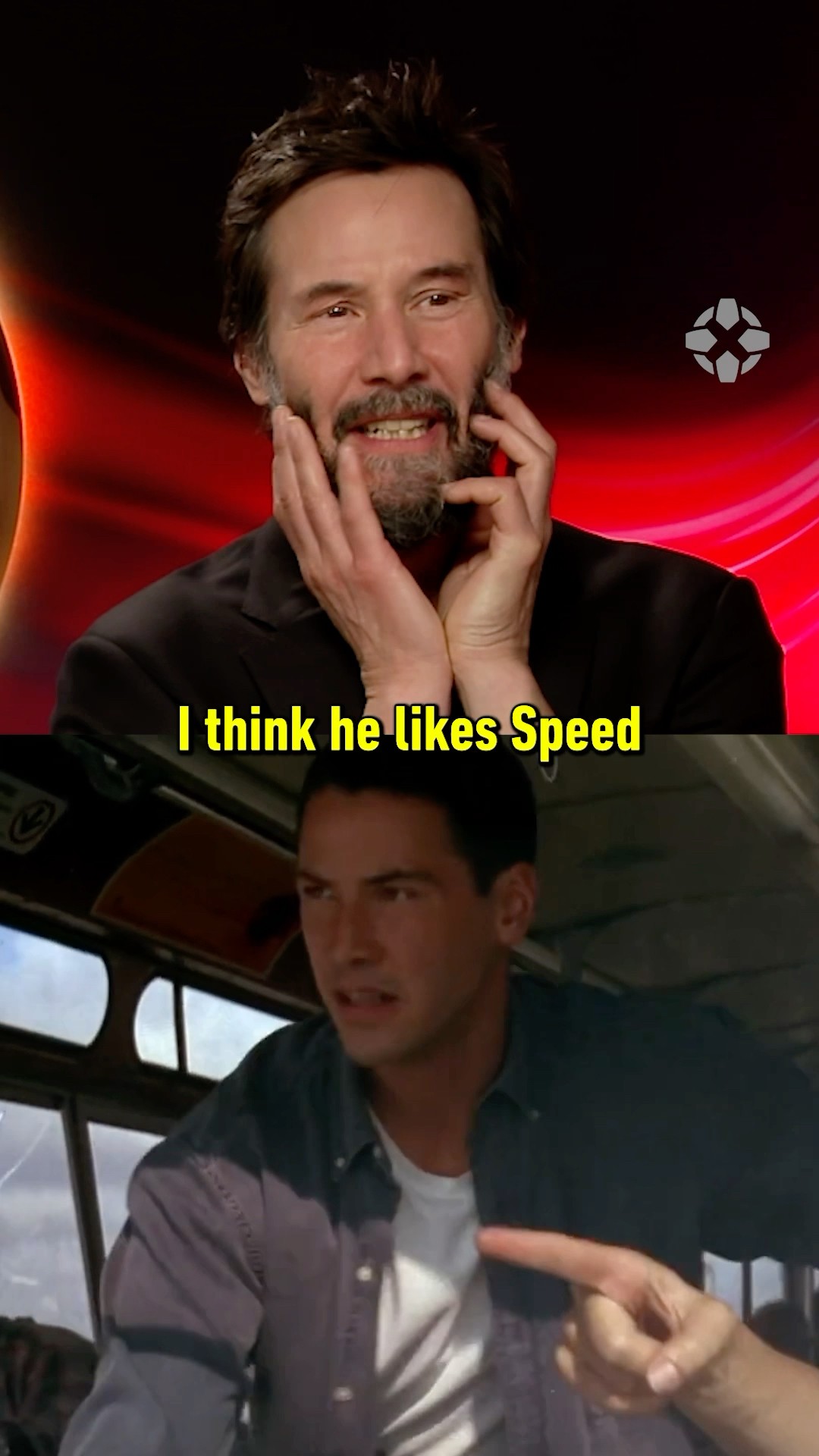 Keanu responds to being referenced in Sonic 1 before being in #sonicmovie3