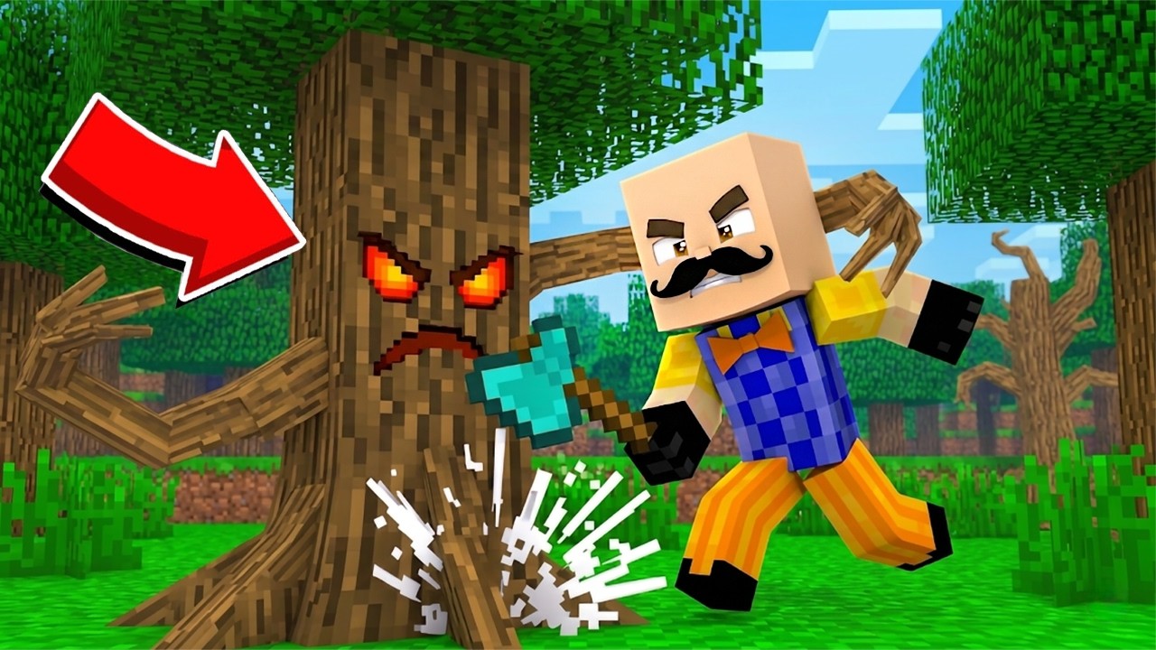 ხეები აგვიჯანყდნენ? - Minecraft
