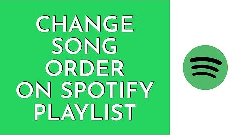 How To Change Song Order In Spotify Playlist (2023) | Spotify Tutorial (Quick & Easy)