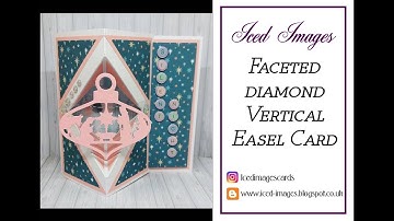 Faceted Diamond Vertical Easel Card