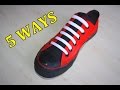 5 Creative Ways to fasten Shoelaces | MrGear