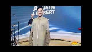 Adam Lambert on TV /TODAY performing Under The Rhythm/TODAY w Jenna performing EAT U ALIVE 
