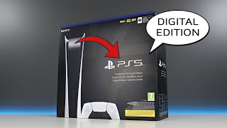 PS5 Digital Edition Unboxing + Gameplay