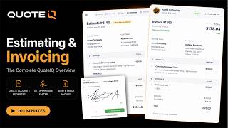 QuoteIQ Estimating & Invoicing Walkthrough: Instant Payouts, AI Quotes & Customer Self-Booking