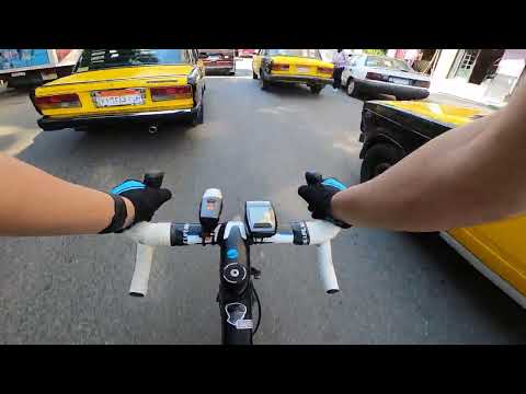 عودة متسابق شوارع المدينة علي الاسفلت مناورات وغرز مرعبة