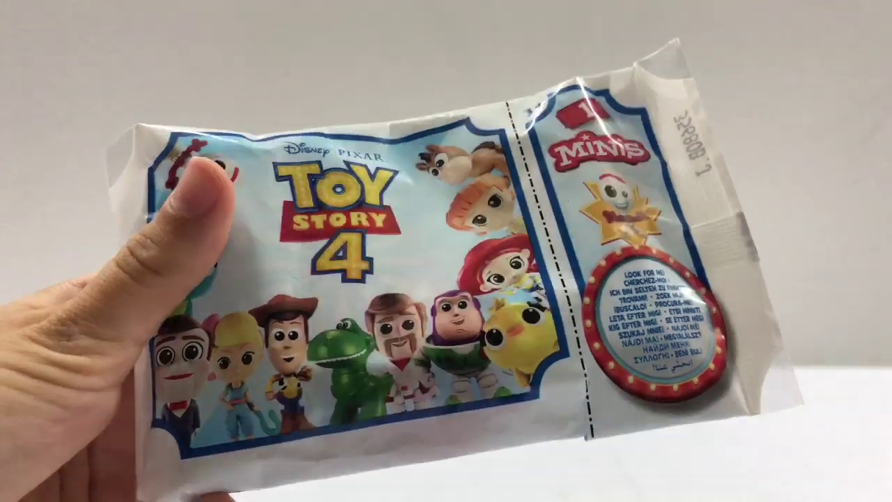 ouverture de sachets surprises TOY STORY 4 minis figurines. YouTube