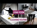 Living Room Cleaning Routine | Deep Clean My Living Room With Me | Shamsa