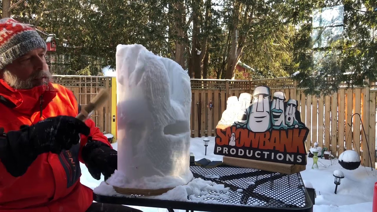 Snow Sculpting tools finishing YouTube