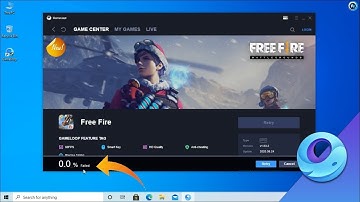 Free Fire Download Error 0% Stuck Problem Fix In Gameloop Emulator