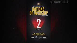 NOW Live in concert - April 21st at 7 pm.#NOW #nationsofworship #worshipmovement #hyderabad #india